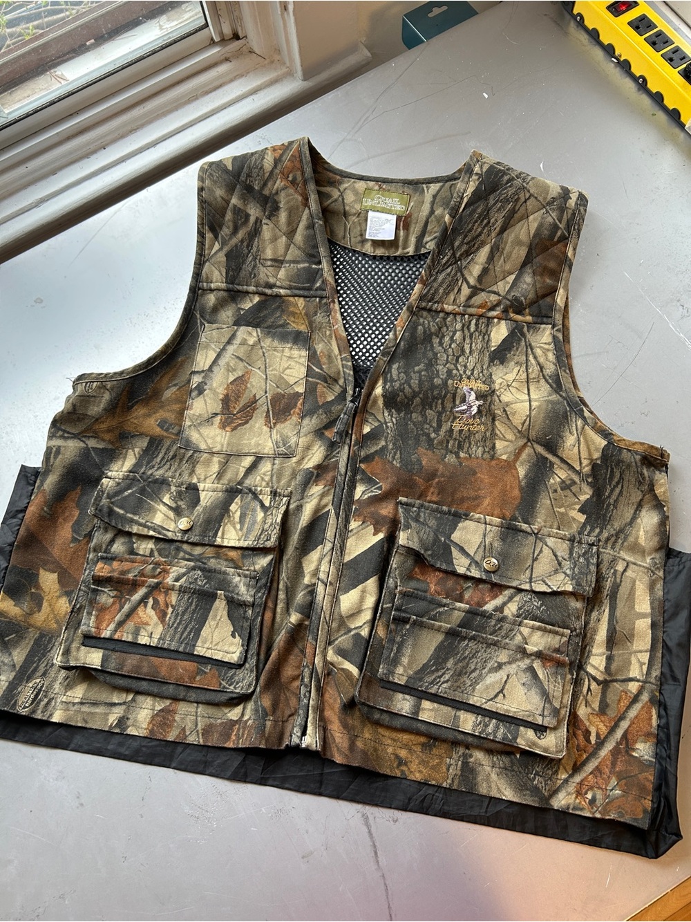 Camo hunting vest